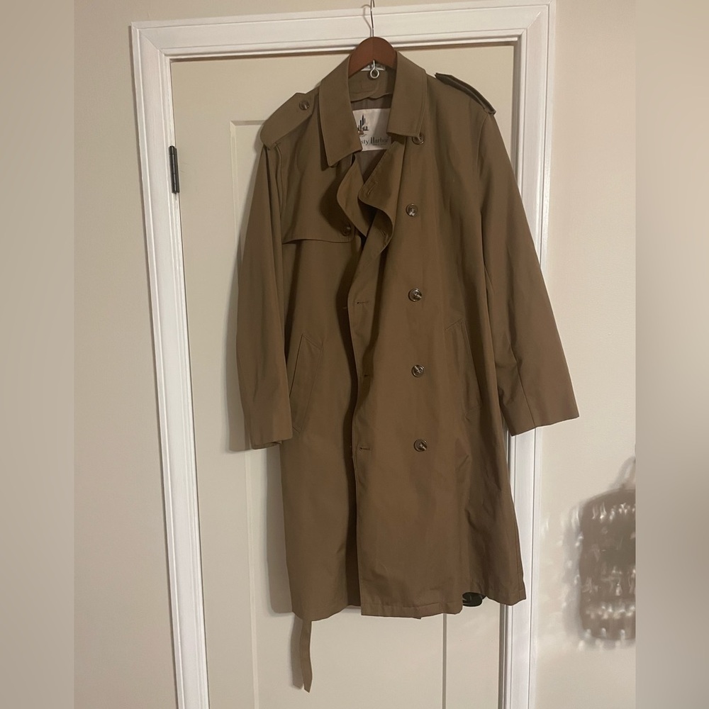Vintage Misty Harbor Brown Trench Coat